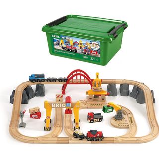 ブリオ(BRIO)の【新品未使用】未開封　BRIO カーゴレールデラックス(電車のおもちゃ/車)