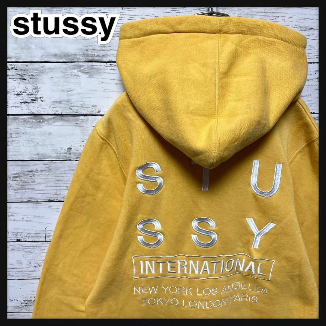 STUSSY - 306【即完売モデル】ステューシー☆刺繍バックビッグロゴ最高