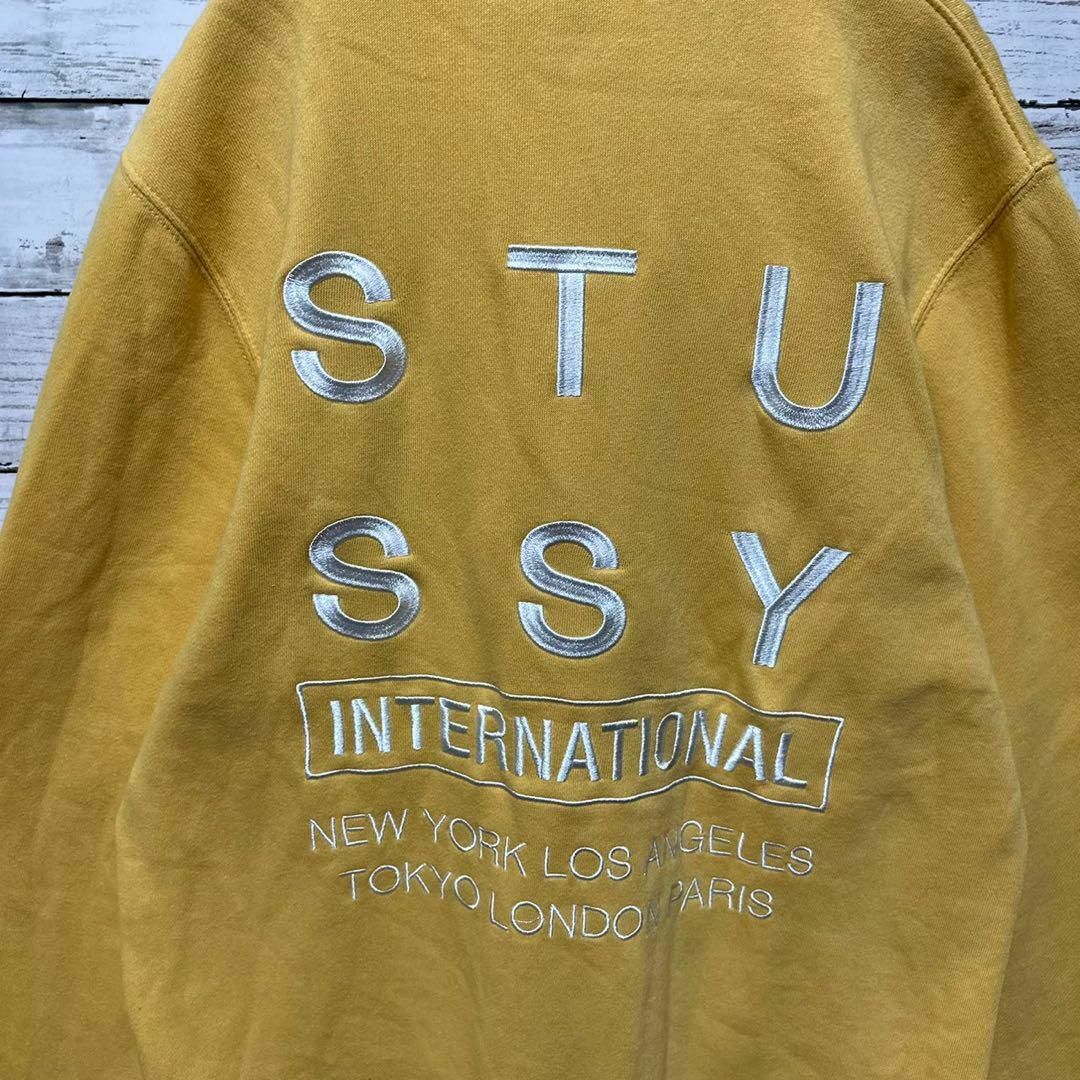 STUSSY - 306【即完売モデル】ステューシー☆刺繍バックビッグロゴ最高