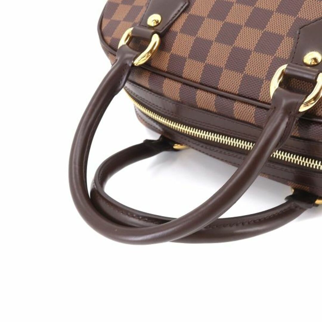 未使用 展示品 ルイ ヴィトン LOUIS VUITTON ダミエ ドゥオモ ハンド バッグ エベヌ N60008 ゴールド 金具 VLP 90201652