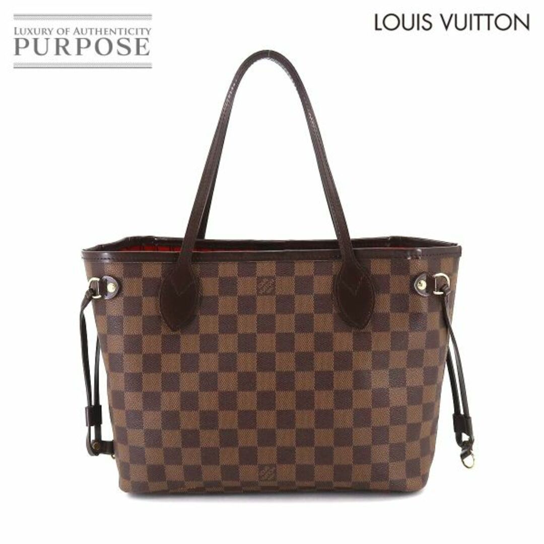 ルイ ヴィトン LOUIS VUITTON ダミエ ネヴァーフル PM トート バッグ エベヌ N51109 ブラウン VLP 90202090