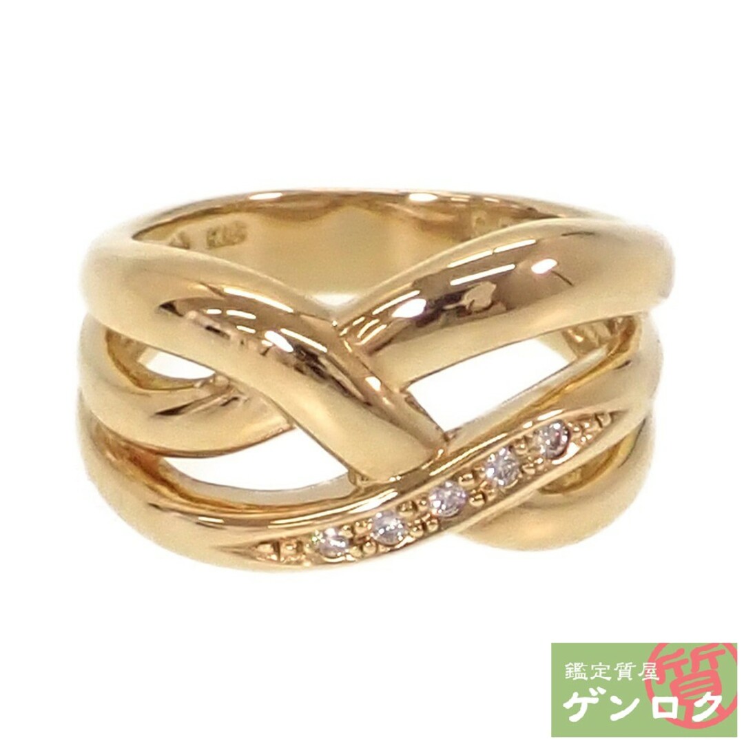タサキ K18 18金 ダイヤモンド 0.04ct #50 10号 リング・指輪 TASAKI 田崎【質屋】