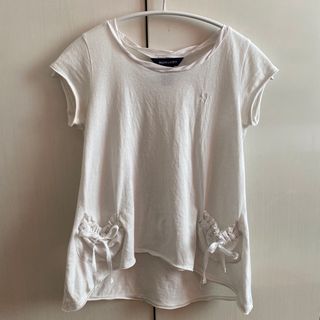 ラルフローレン(Ralph Lauren)のキッズ　ラルフローレン  女の子　M(8/10) ホワイト(Tシャツ/カットソー)