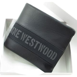 ヴィヴィアンウエストウッド(Vivienne Westwood)の★ラスト1点限り★新品★箱付 ヴィヴィアンウエストウッド 二つ折り財布 ブラック(折り財布)