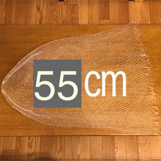【新品】 タモ網 55cm ナイロン 網目約１cm ベイト小魚採取に最適！(その他)