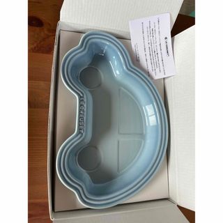 ルクルーゼ(LE CREUSET)のル・クルーゼ　ベビー・ランチプレート (クルマ) コースタルブルー(食器)