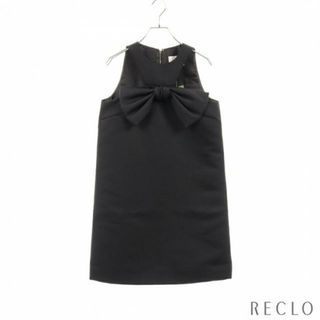 ケイトスペードニューヨーク(kate spade new york)のbow shift Dress ワンピース ノースリーブ ブラック リボン(その他)