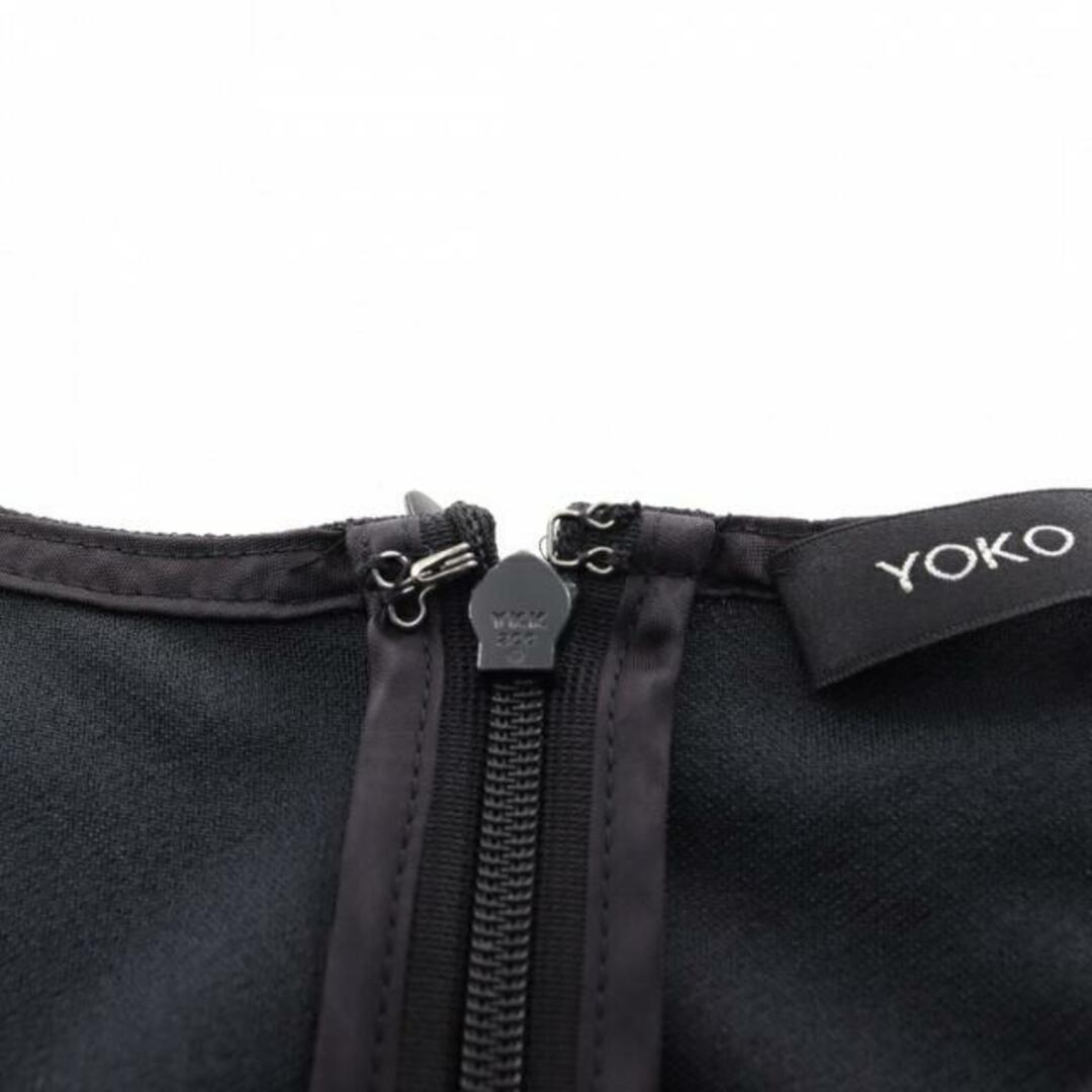YOKO CHAN(ヨーコチャン)の ワンピース 半袖 ブラック レディースのワンピース(その他)の商品写真