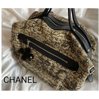 シャネル(CHANEL)の希少　CHANEL シャネル　ツイード　クローバーチャーム　ハンドバッグ(ハンドバッグ)