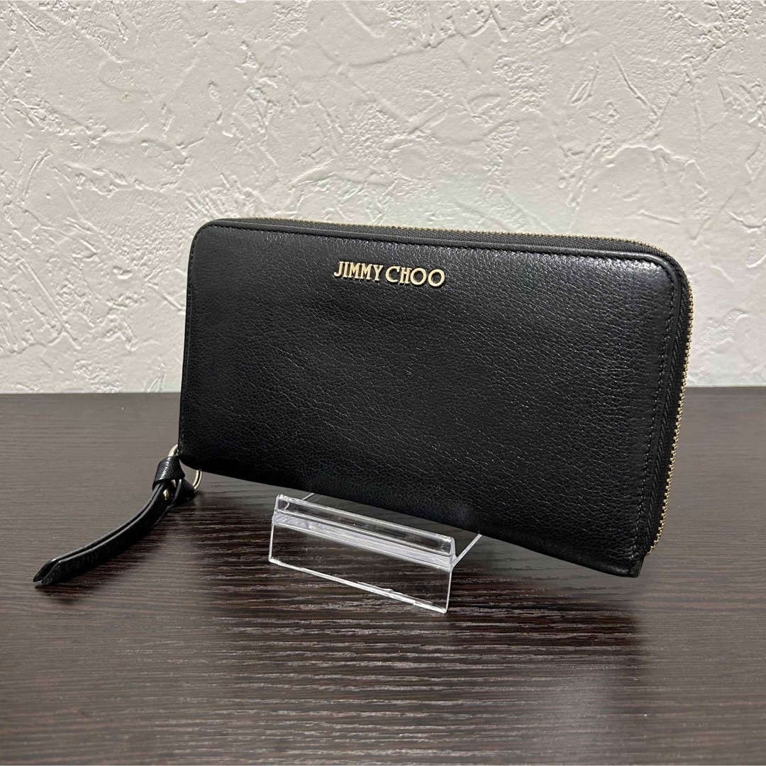 JIMMY CHOO(ジミーチュウ)の【美品】JIMMY CHOO ジミーチュウ 長財布 ウォレット PIPPA レディースのファッション小物(財布)の商品写真