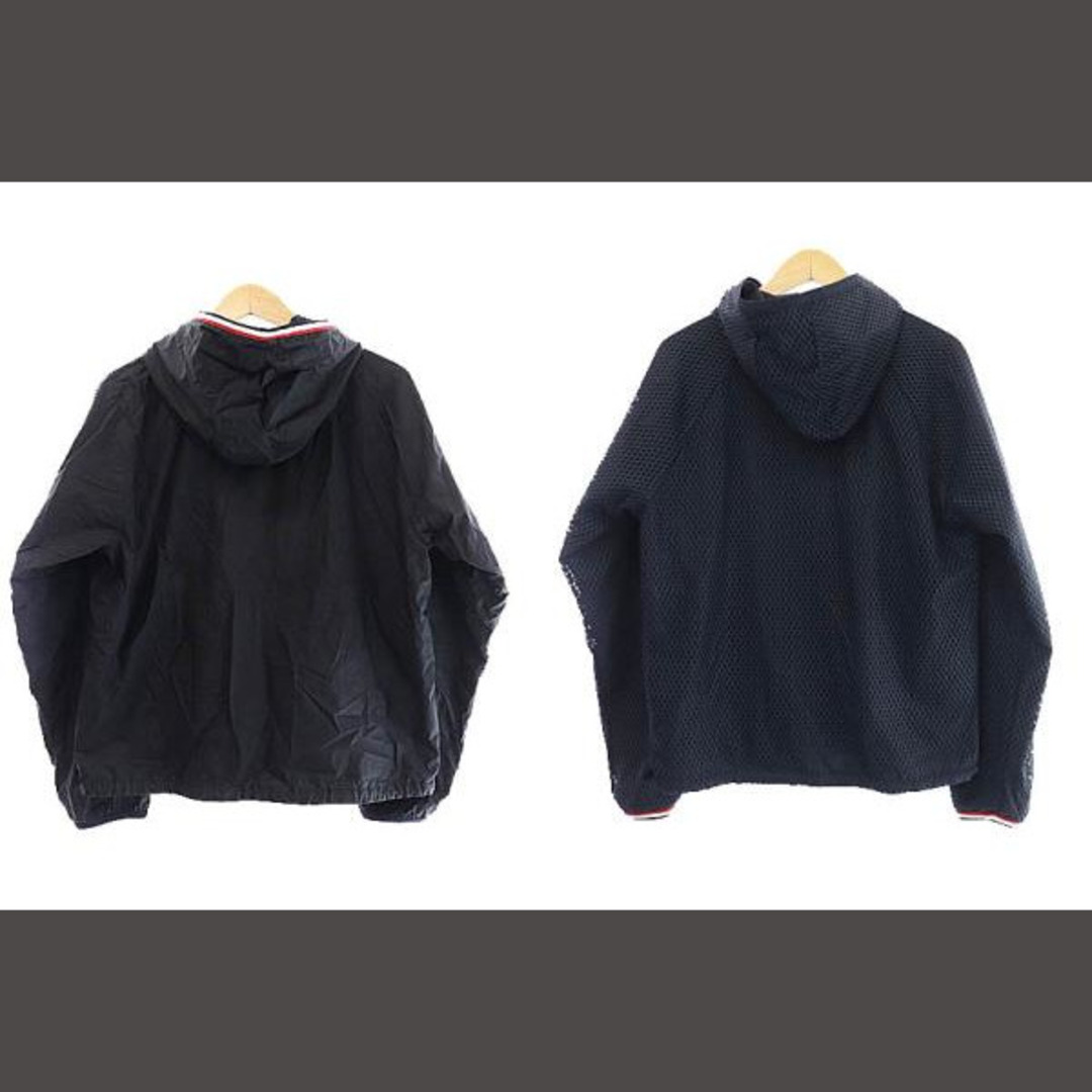 モンクレール 14SS ガム ブルー メッシュ リバーシブル パーカー 1