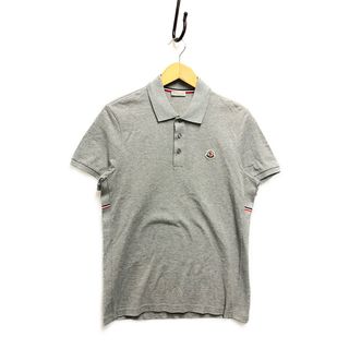 モンクレール(MONCLER)のMONCLER モンクレール MAGLIA POLO MANICA CORTA ポロシャツ グレー サイズS 正規品 / 31712(ポロシャツ)