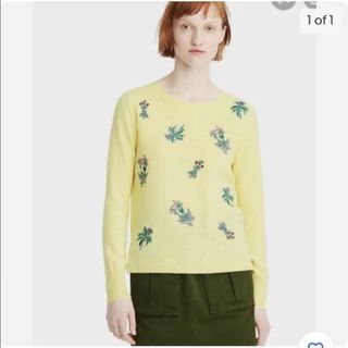 ジェイクルー(J.Crew)のreiii様専用　未使用品　J.Crew カシミヤ100%セーター L(ニット/セーター)