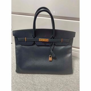 エルメス(Hermes)のHERMESバーキン40cm 紺色　クシュベル　Y刻(ハンドバッグ)