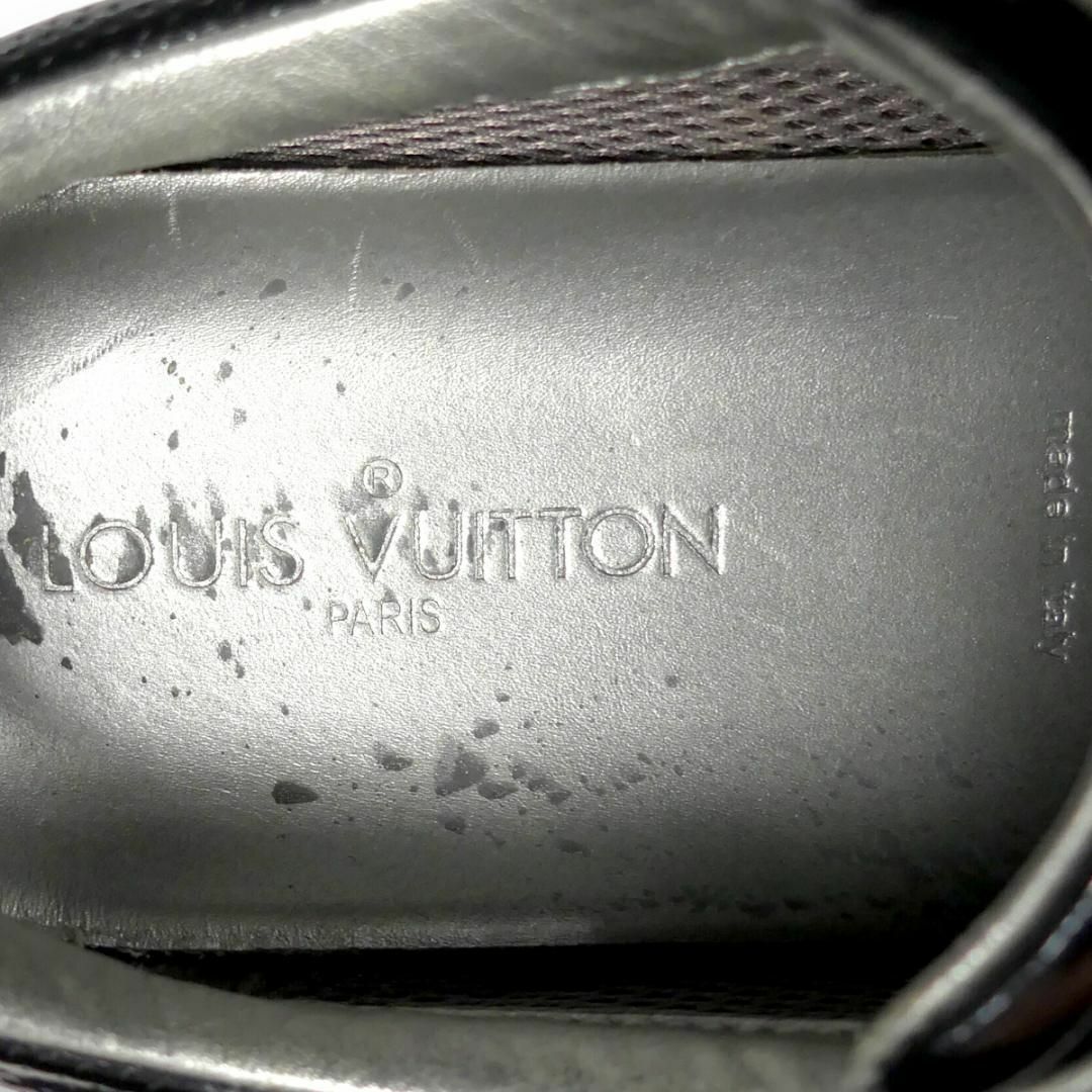 LOUIS VUITTON(ルイヴィトン)のスニーカー 25.5 Louis Vuitton ルイヴィトン 黒 NR3411 メンズの靴/シューズ(スニーカー)の商品写真