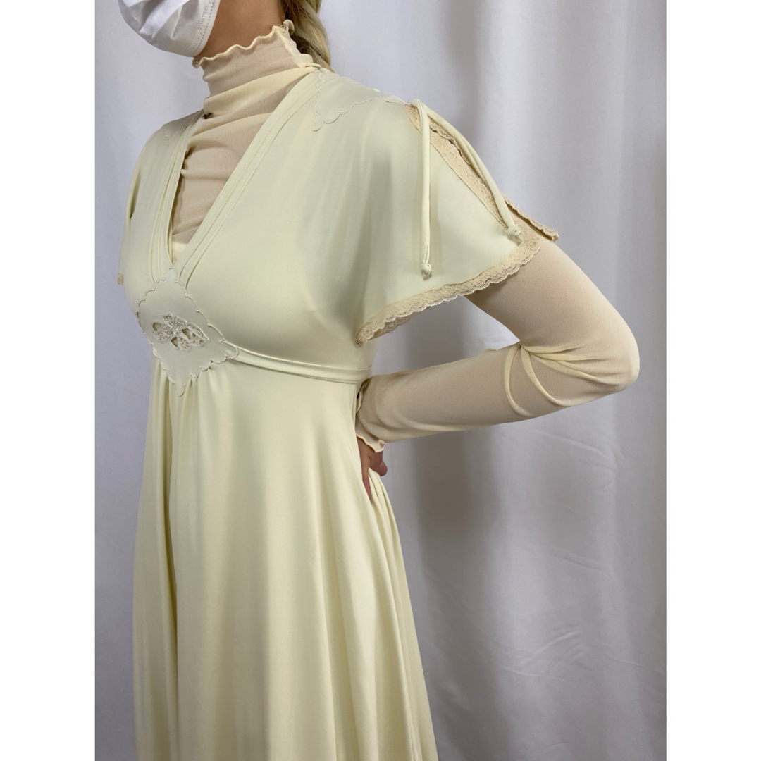 ビンテージ アンティーク 70s France ドレス マーメイド ビンテージ アンティーク 70s France ドレス マーメイド