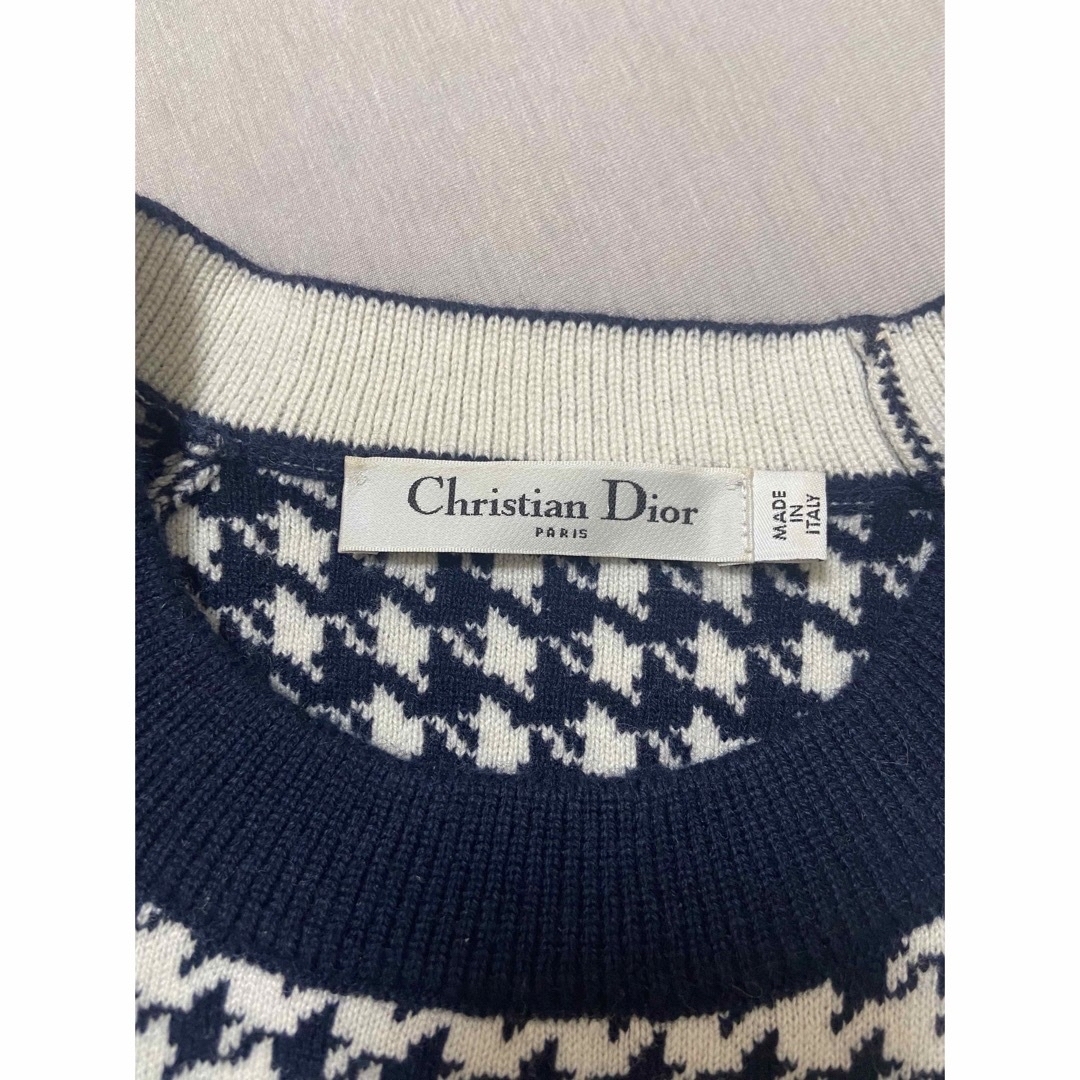 Christian Dior(クリスチャンディオール)のdior ロゴニット　レディース　34 レディースのトップス(ニット/セーター)の商品写真