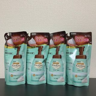 ケアセラ(Care Cera（Rohto）)の【4個】ロート製薬 ケアセラ 泡の高保湿ボディウォッシュ つめかえ用 　泡タイプ(ボディソープ/石鹸)