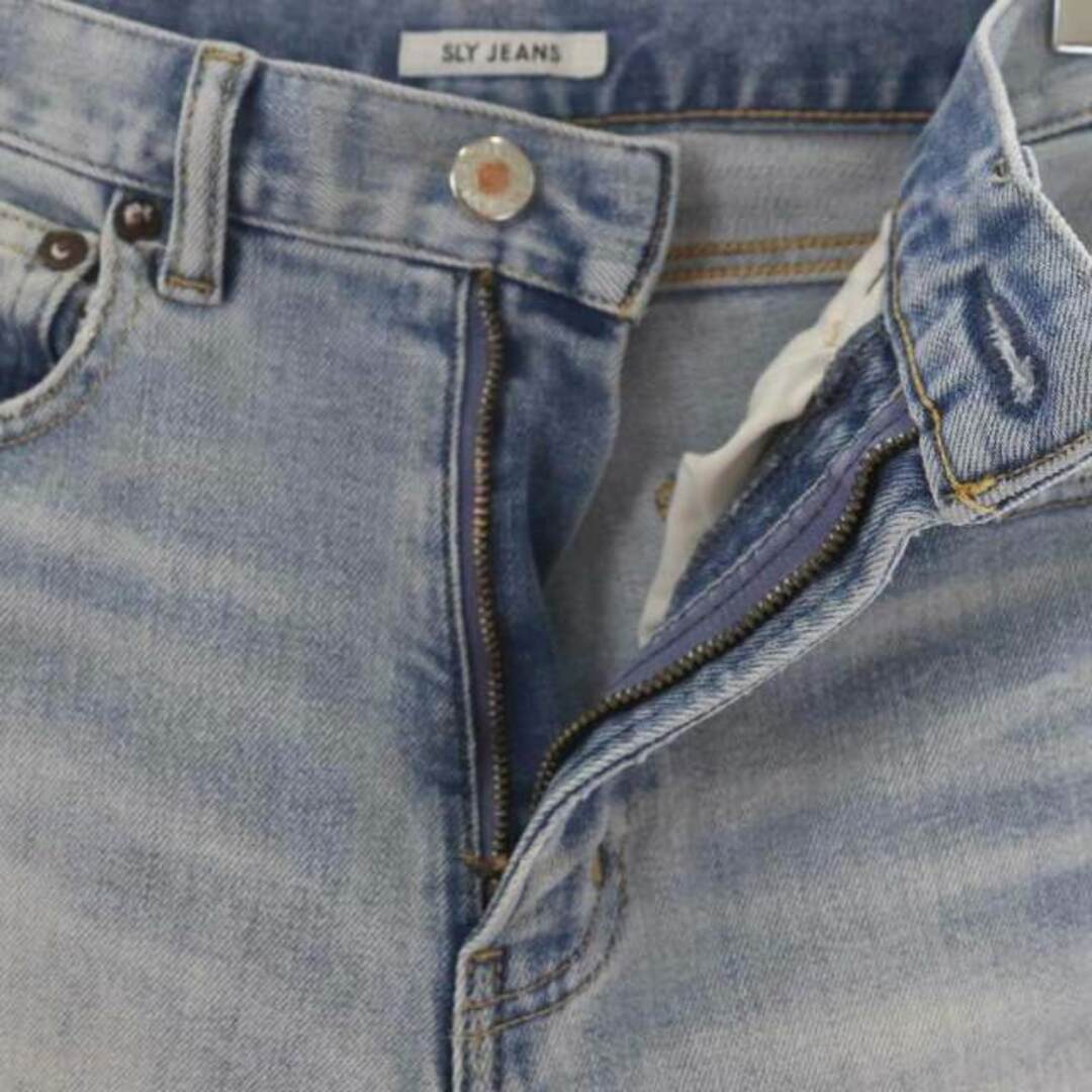 SLY(スライ)のスライ JEANS ERIC JW STEP HEM STRAIGHT-AB レディースのパンツ(デニム/ジーンズ)の商品写真