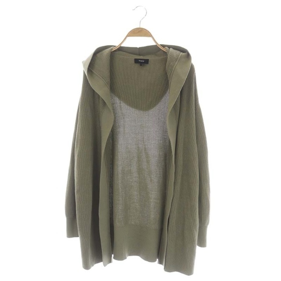 セオリー 23SS Steady Hood Open Cardi カーディガン - カーディガン