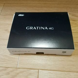 キョウセラ(京セラ)の新品 au KYF31 GRATINA 4G ブラック 判定○(携帯電話本体)