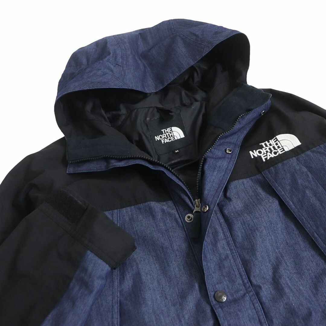 美品□ザ・ノースフェイス NP12032 MOUNTAIN LIGHT DENIM JACKET GORE-TEX マウンテンパーカー/ブルゾン ナイロンブラックデニム L 正規品