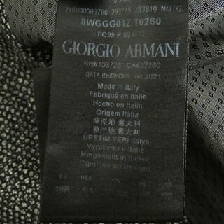 ARMANI COLLEZIONI - 極美品□2021年製 黒タグ アルマーニコレツォーニ 