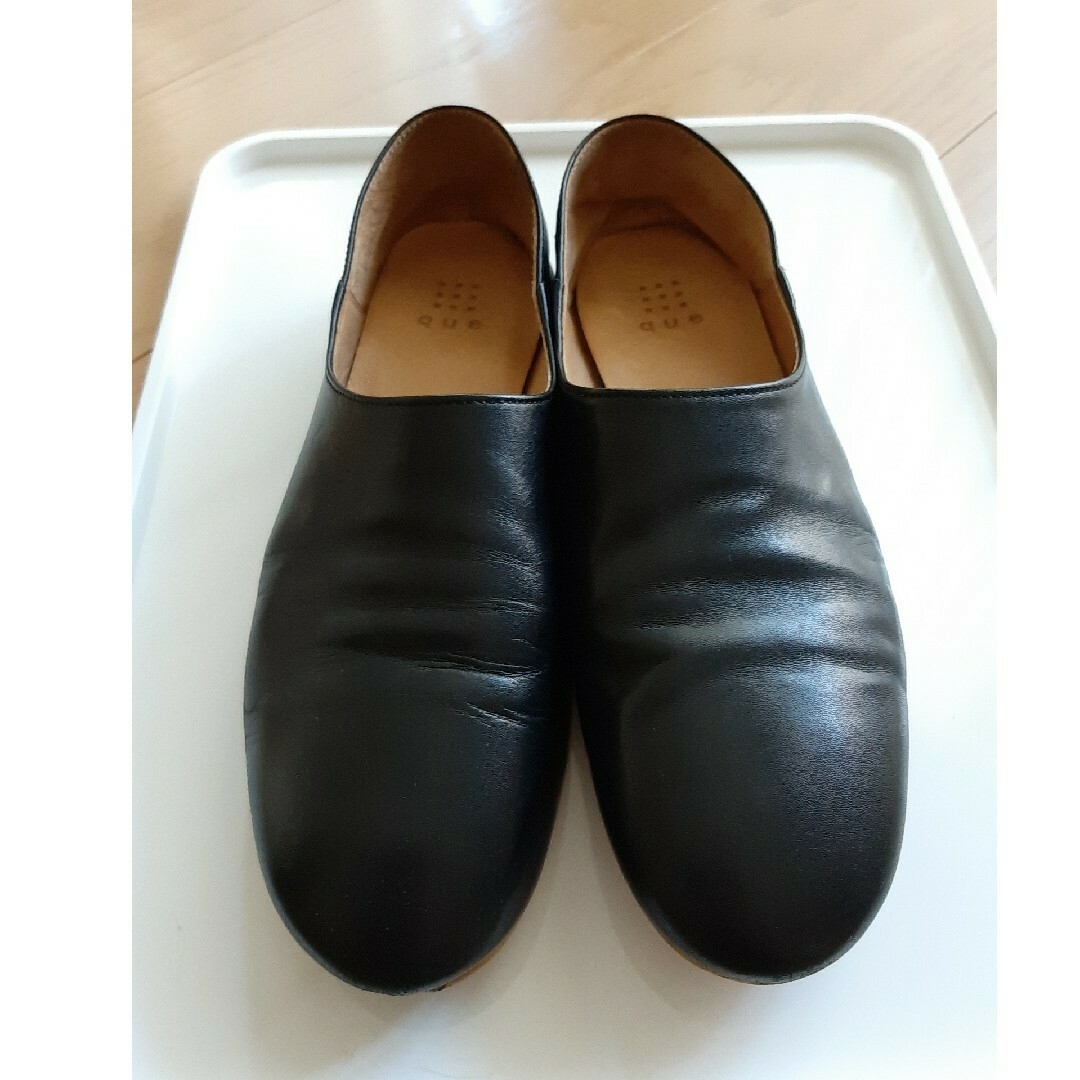 【新品未使用】que shoes/プレーン　Mサイズ