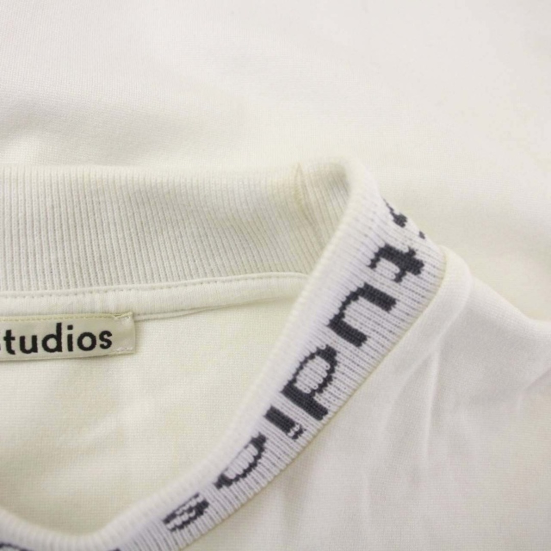 Acne Studios NAVID Tシャツ ハイネック 半袖 ロゴ S 黒