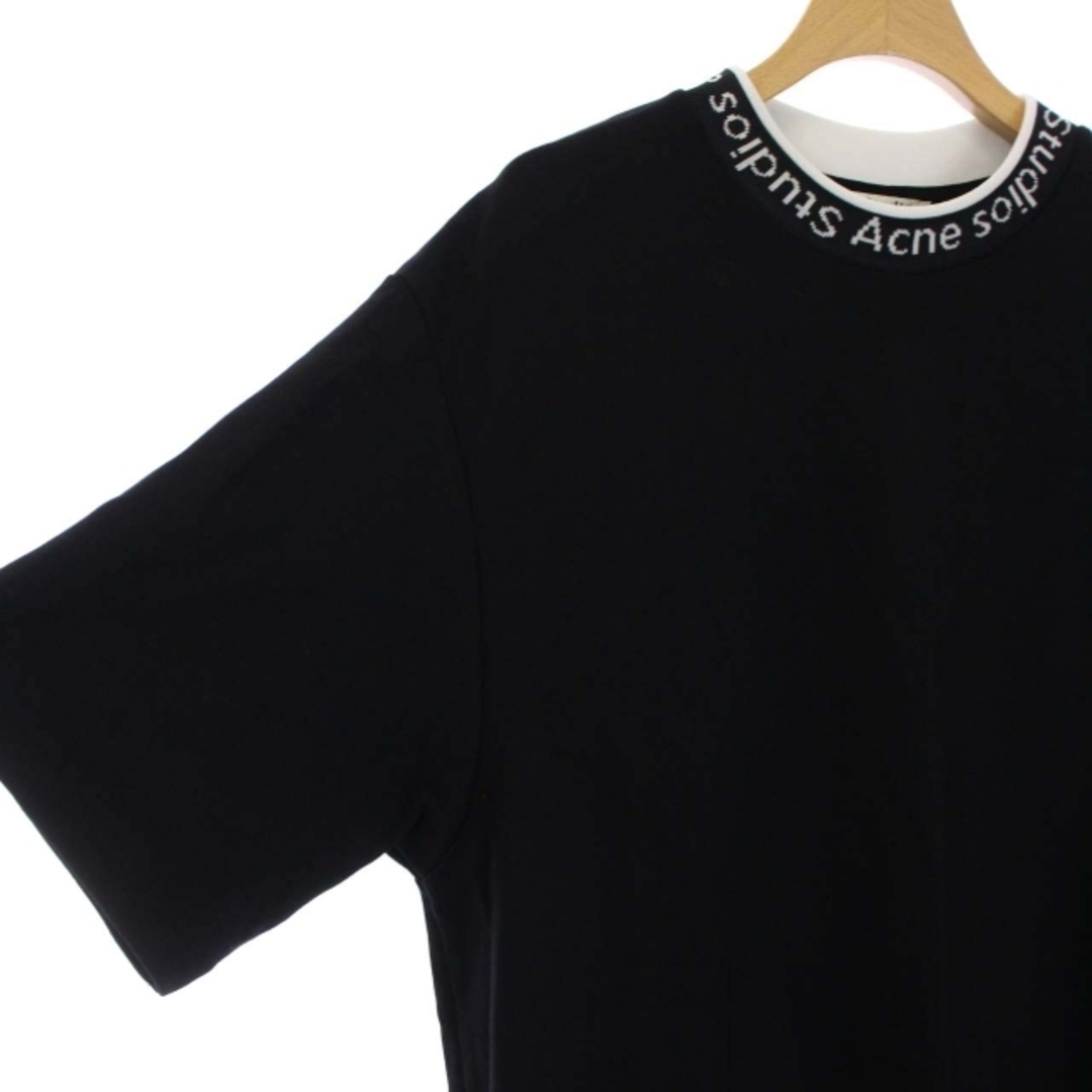 Acne Studios NAVID Tシャツ ハイネック 半袖 ロゴ S 黒 2