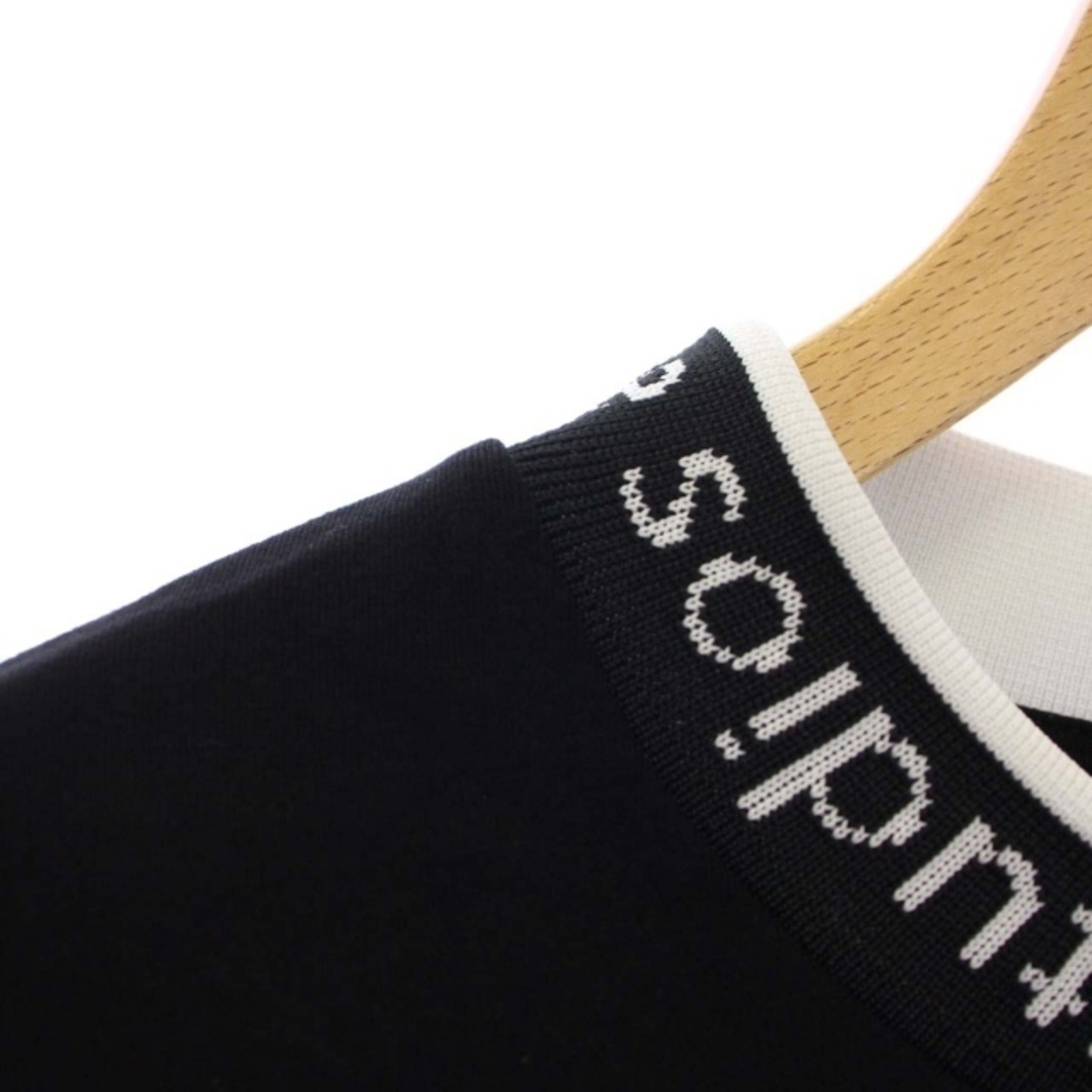 Acne Studios NAVID Tシャツ ハイネック 半袖 ロゴ S 黒 3