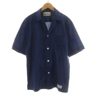 ワコマリア(WACKO MARIA)のWACKO MARIA 20SS MAFIA SHIRT シャツ M 青(シャツ)