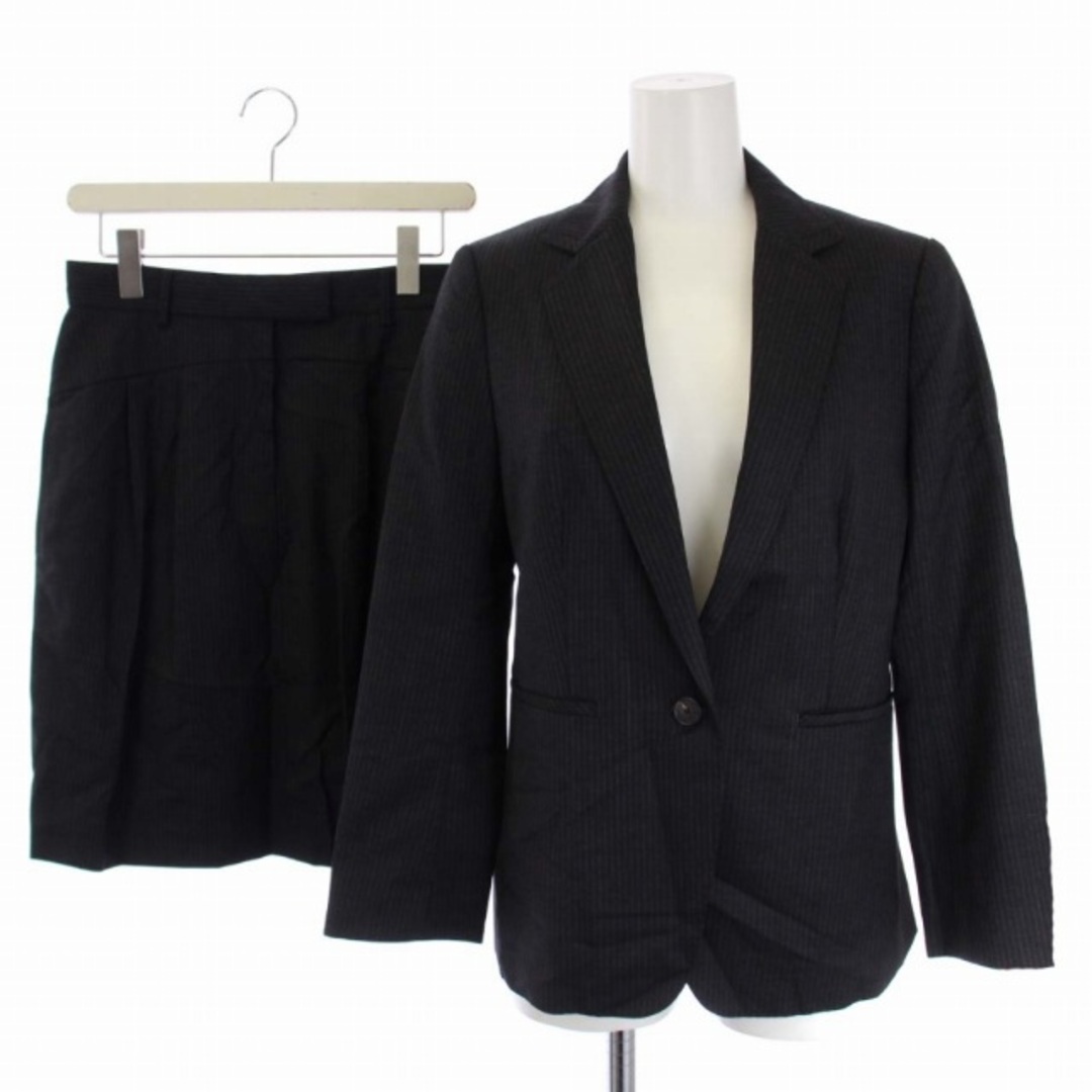 ポールスミス ブラック レーベル スーツ ジャケット スカート L XL グレー レディースのフォーマル/ドレス(スーツ)の商品写真