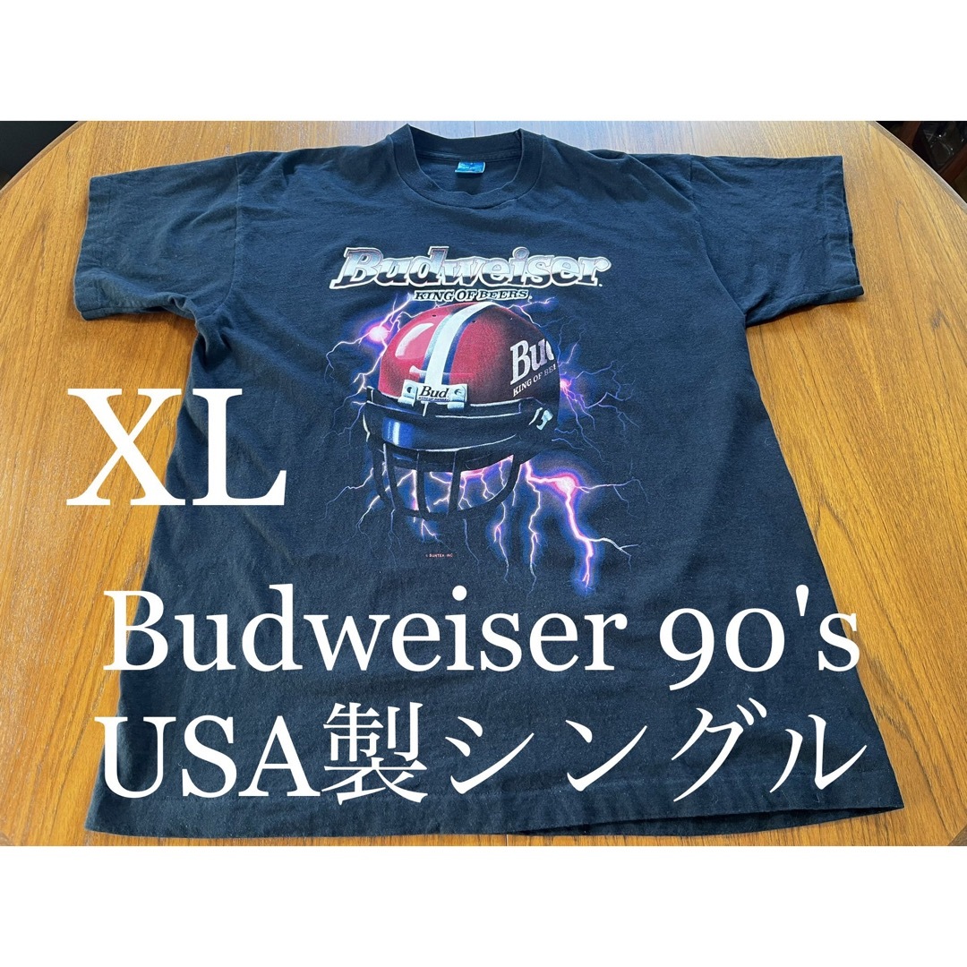 トップス貴重デザイン！Budweiser Tシャツ　サンダー　lightning