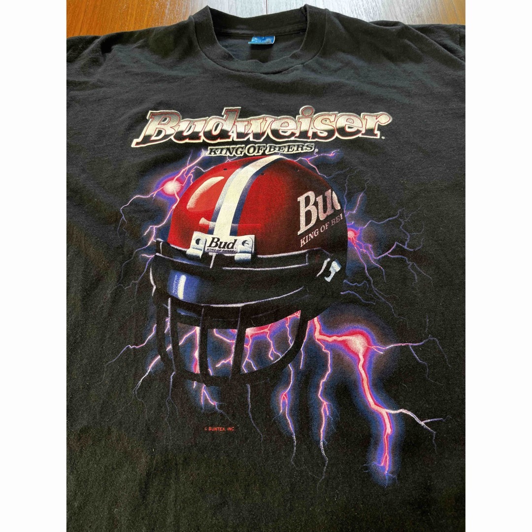 貴重デザイン！Budweiser Tシャツ　サンダー　lightning