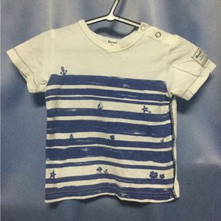 ベベノイユ(BEBE Noeil)のBeBe Noeil ベベ   Tシャツ  マリン柄(Tシャツ/カットソー)