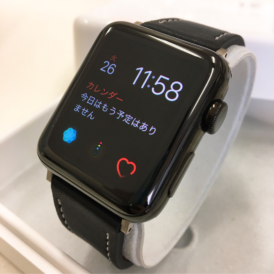 Apple Watch series2 ブラックステンレス アップルウォッチ