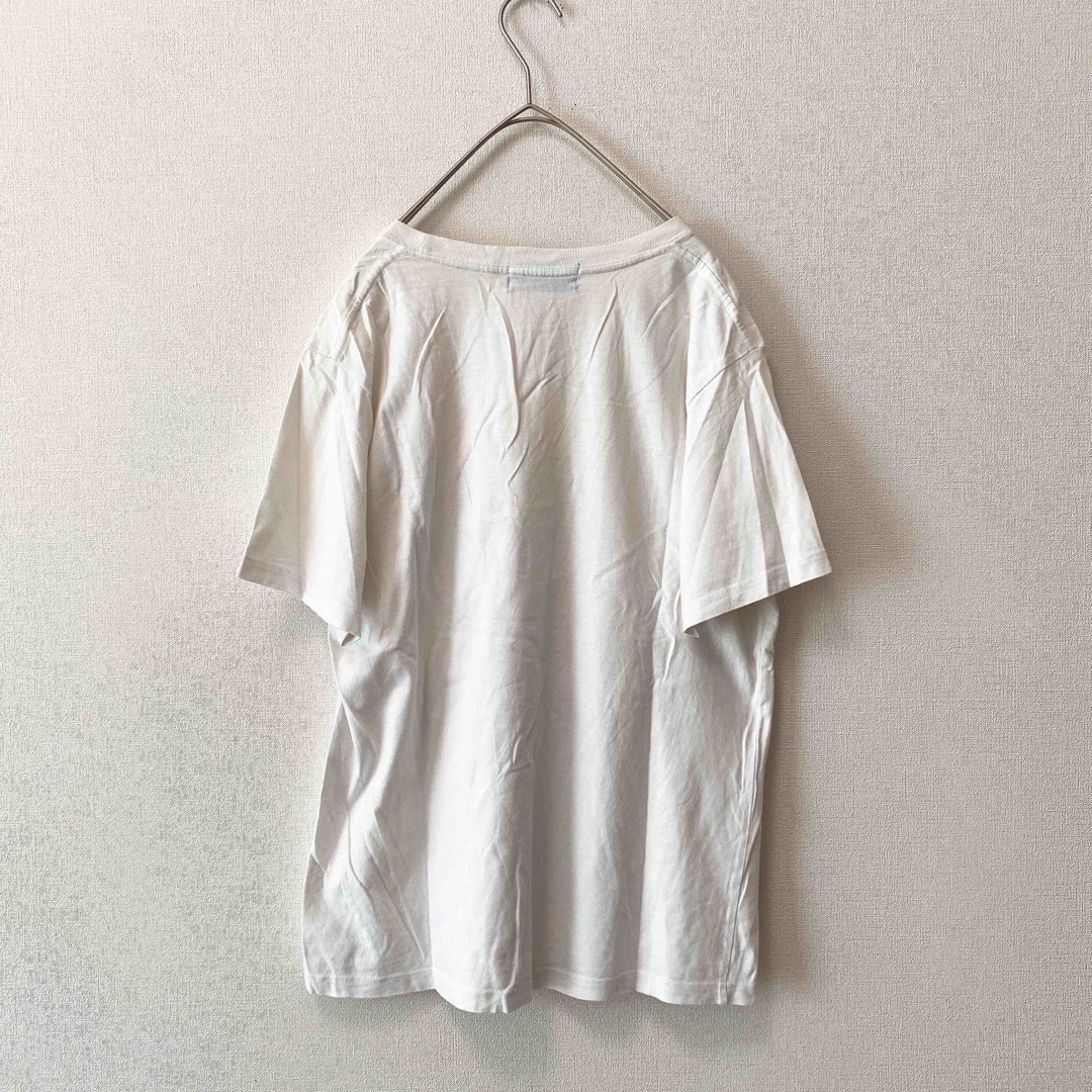 US古着　半袖Tシャツ　カットソー　トムとジェリー　ビッグプリント　男女兼用　白 メンズのトップス(Tシャツ/カットソー(半袖/袖なし))の商品写真