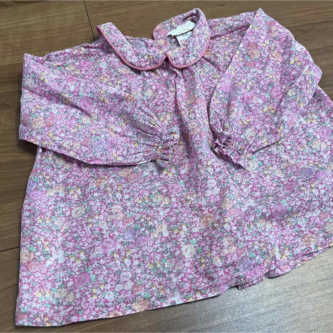 ZARA HOME(ザラホーム)の【★】ZARA HOME リバティ　花柄　パジャマ キッズ/ベビー/マタニティのベビー服(~85cm)(パジャマ)の商品写真