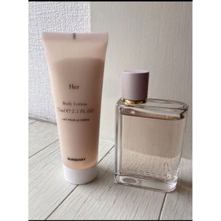 バーバリー(BURBERRY)のバーバリー ハー オードパルファム50ml＆ボディローション ストロベリー 香水(香水(女性用))