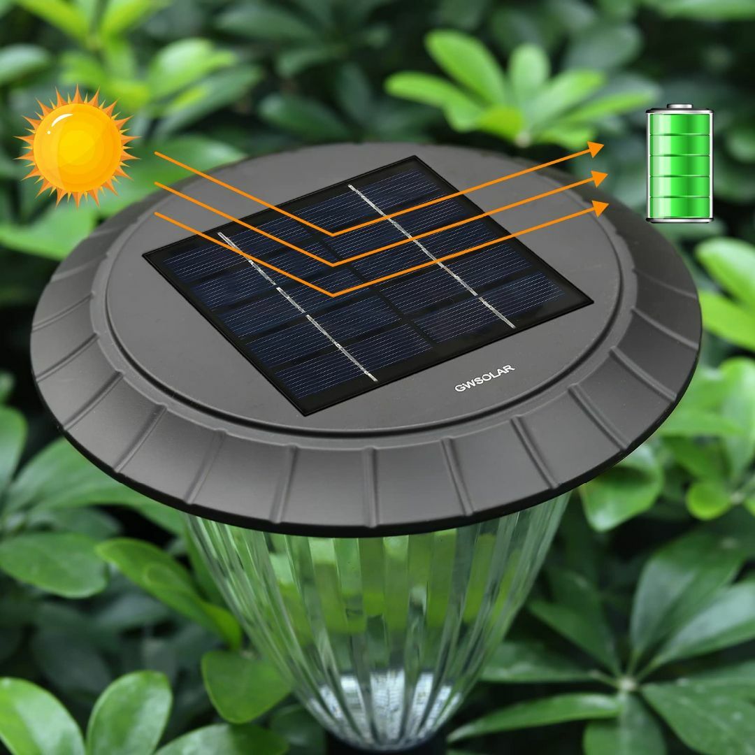 色: 電球色:5個組】翌朝まで点灯 GWSOLAR ガーデニングライト 5個組 ... GWSOLAR ガーデンライト ソーラーライト 屋外 防水【電球色 / 3個組】