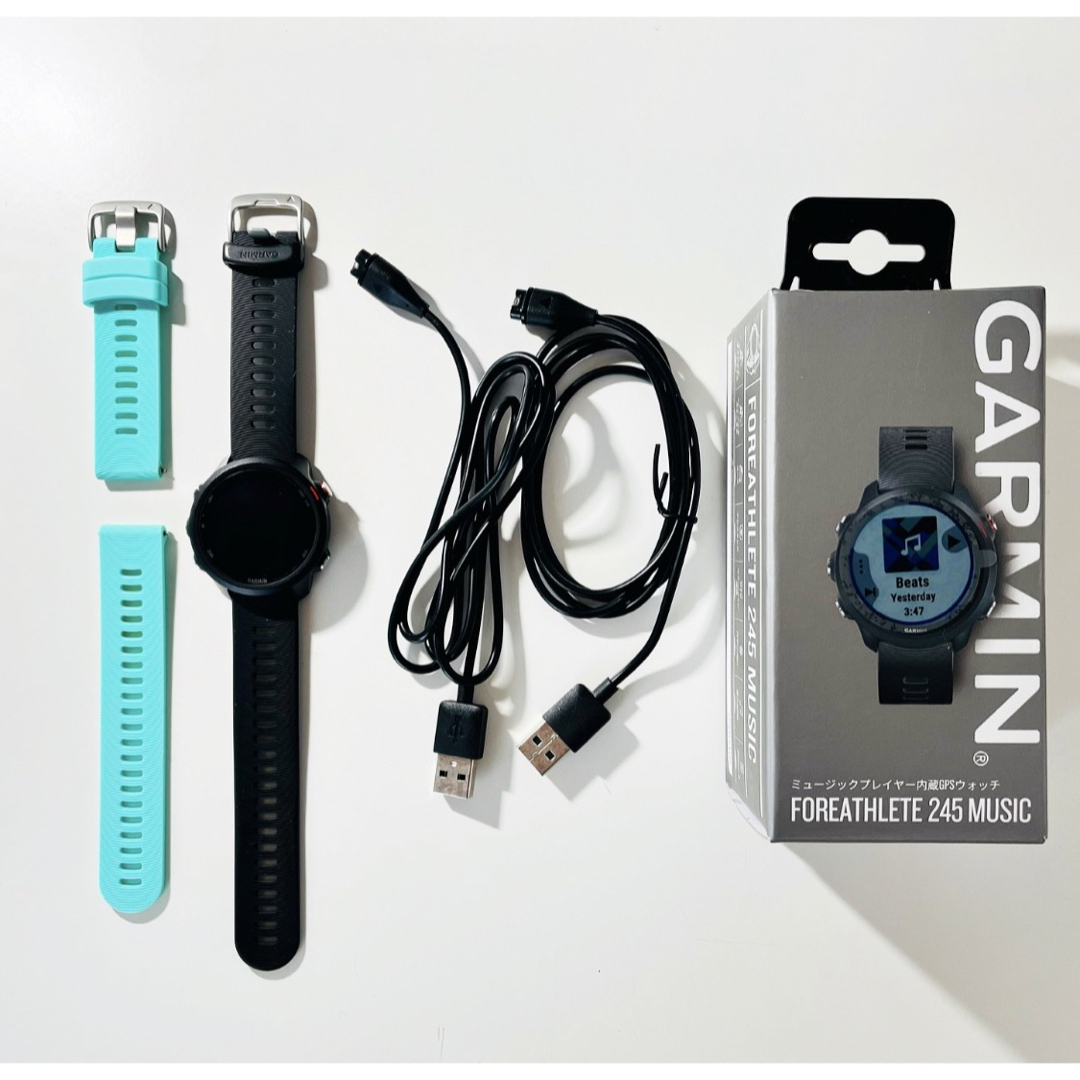 Garmin ガーミン FOREATHLETE 245 MUSIC スポーツ/アウトドアのトレーニング/エクササイズ(トレーニング用品)の商品写真