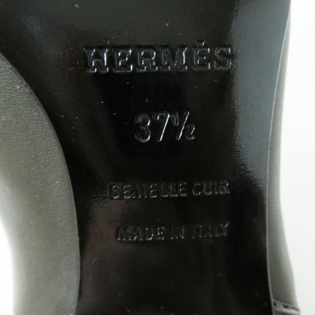 Hermes - 美品◎伊製 HERMES エルメス サイドゴア ポインテッドトゥ