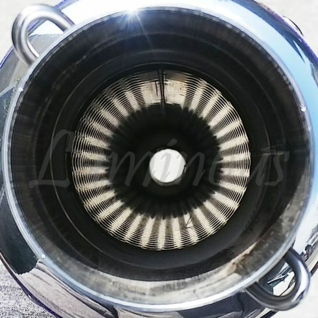 チタン焼き風 スリップオン マフラーサイレンサー 50.8 バッフル付 カワサキ 自動車/バイクのバイク(パーツ)の商品写真