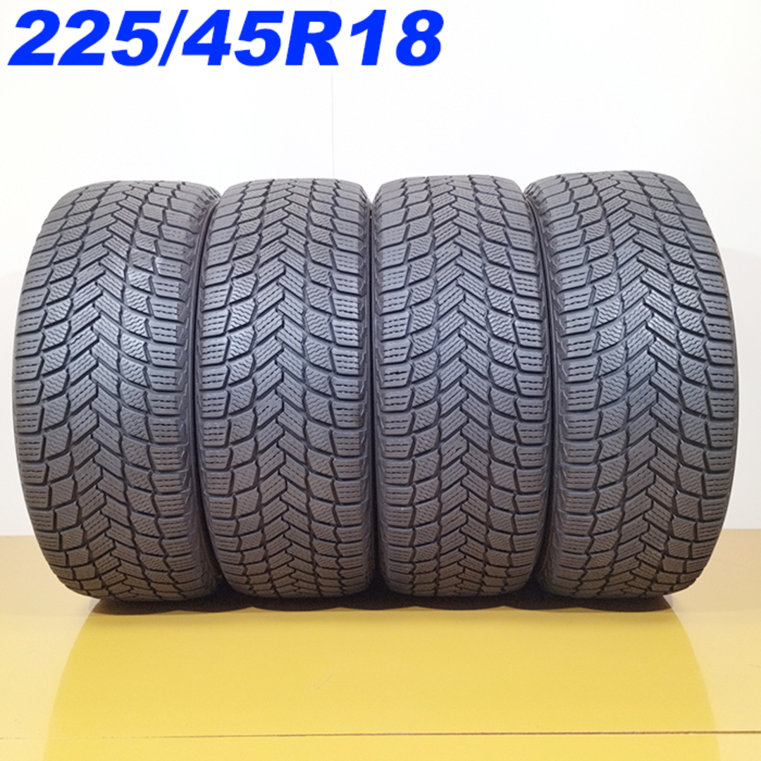 送料無料 MICHELIN ミシュラン 225/45R18 95H X-ICE SNOW 冬タイヤ スタッドレスタイヤ 4本セット [ W2605P ] 【タイヤ】