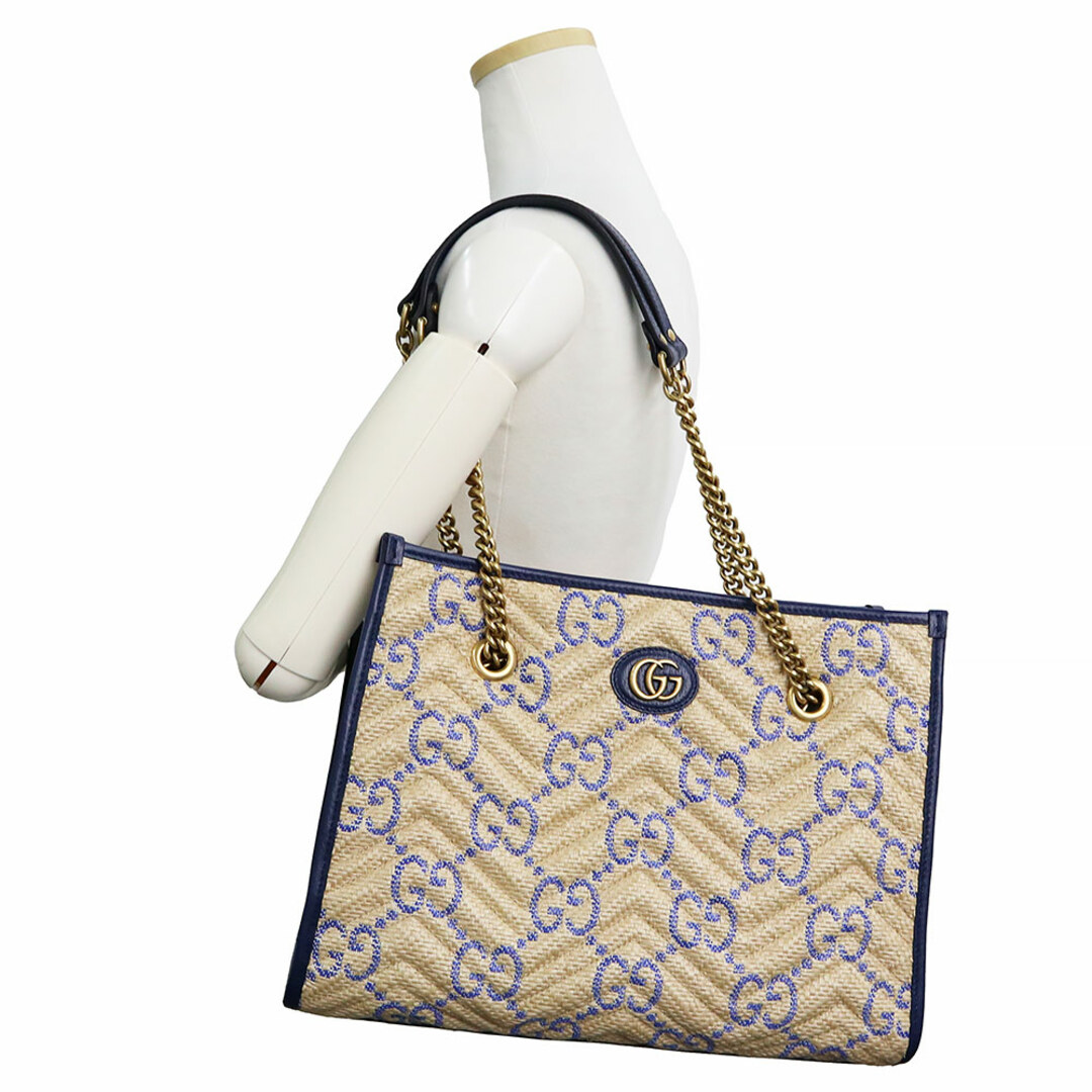 Gucci - グッチ キルティング ミディアム チェーン トートバッグ