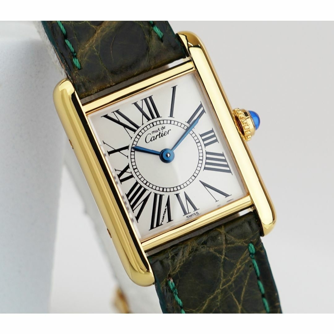 美品 カルティエ マスト タンク オパラン ローマン SM Cartier www ...