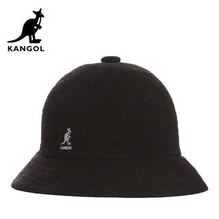 カンゴール(KANGOL)のカンゴール バミューダハット Mサイズ ハット 帽子 ブラック　黒(ハット)