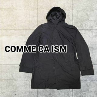 コムサイズム(COMME CA ISM)のCOMME CA ISM【M】スプリング　モッズ　コート　ブラック(モッズコート)