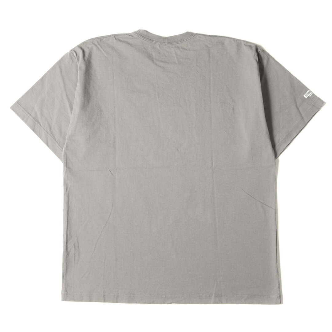 NEIGHBORHOOD ネイバーフッド Tシャツ サイズ:M 22SS ボックスロゴ クルーネック 半袖 Tシャツ NH-14 / C-TEE. SS チャコール トップス カットソー 【メンズ】 1